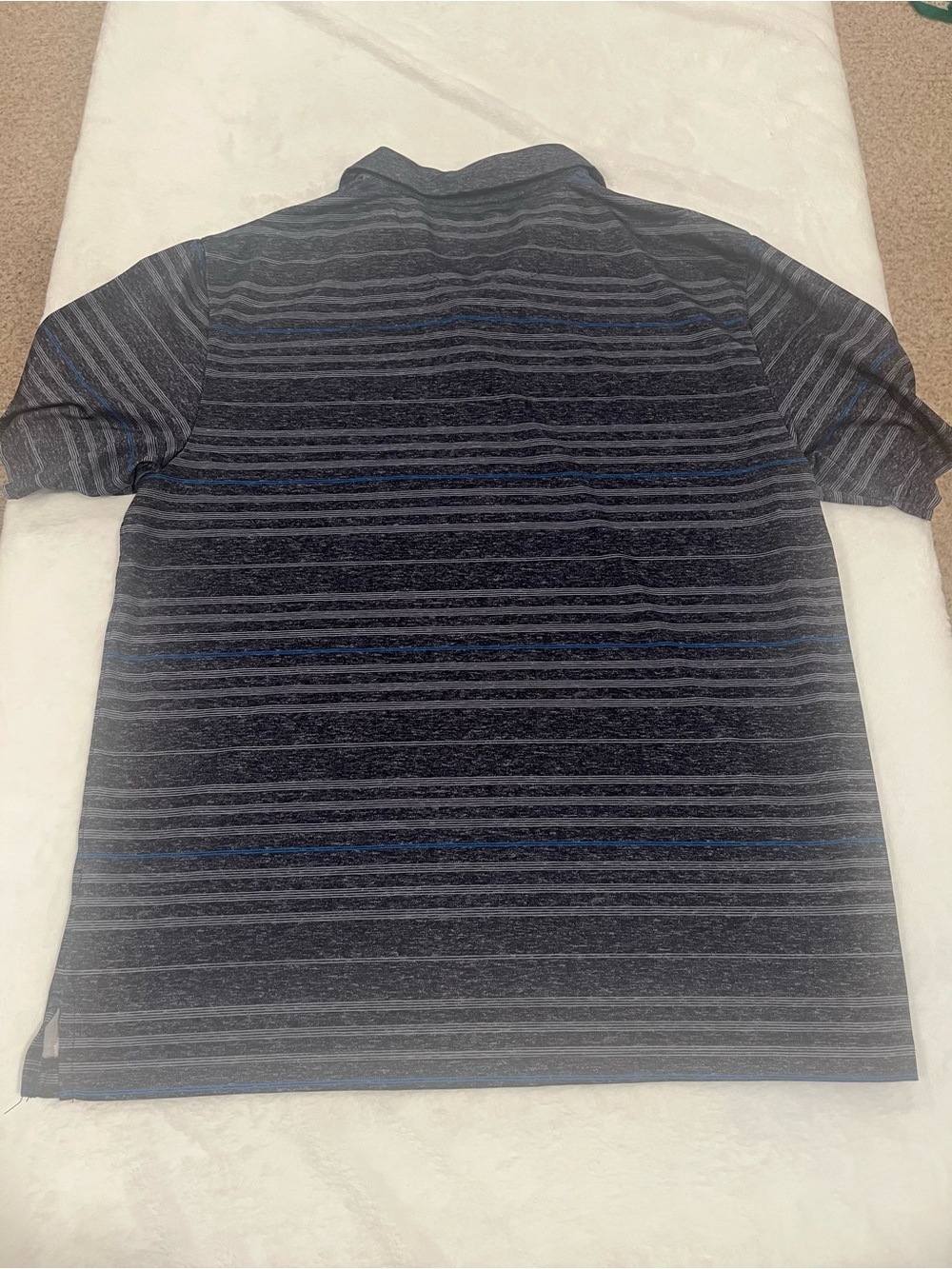 Ben Hogan Performance Striped Golf Polo Shirt - Size Large - Picture 2 of 6